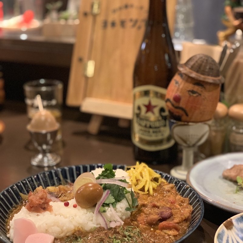 3種のあいがけ(ヨネモンカレー)