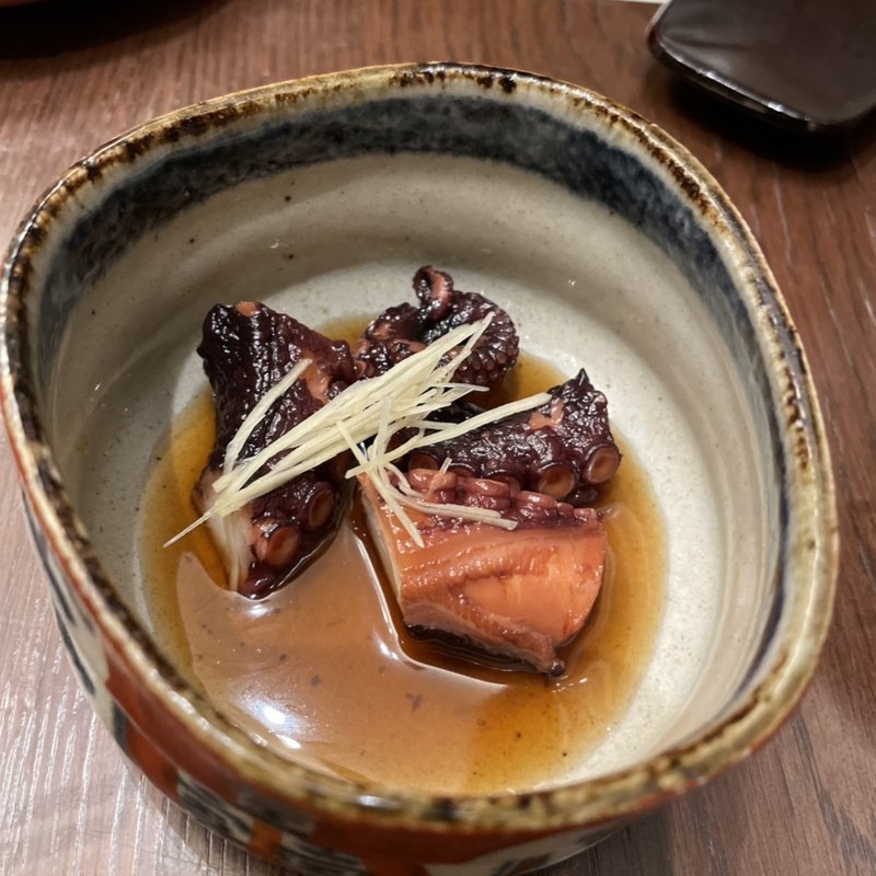 蛸時雨煮(九頭龍蕎麦 ムスブ田町店)