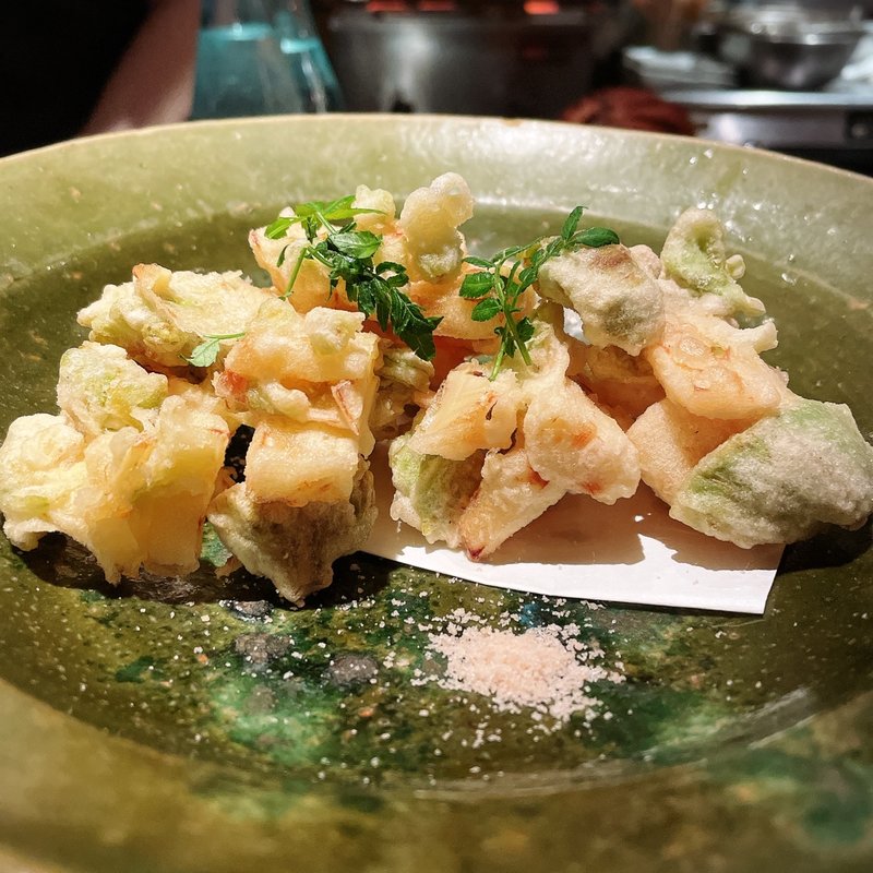 竹の子と蕗のとうかき揚げ(高太郎 （こうたろう）)