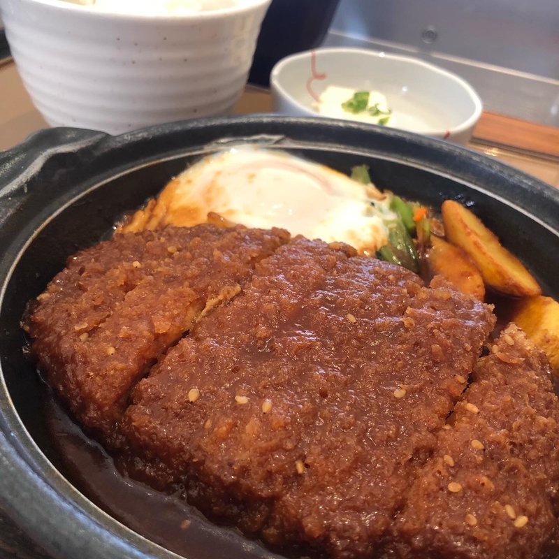 味噌かつ煮定食(やよい軒 外環柏原店)