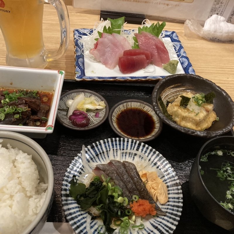 刺身定食(スタンド藤)