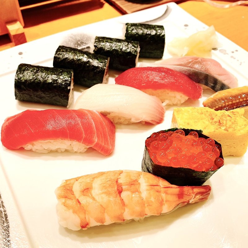 江戸前握り(築地玉寿司 ウィング高輪店)