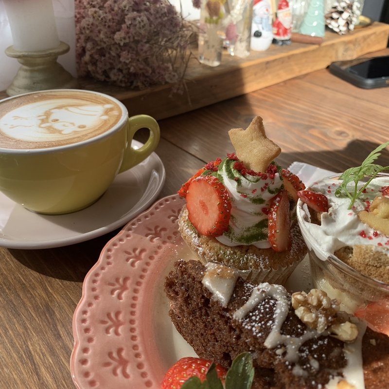 ケーキセット(cafe merci)