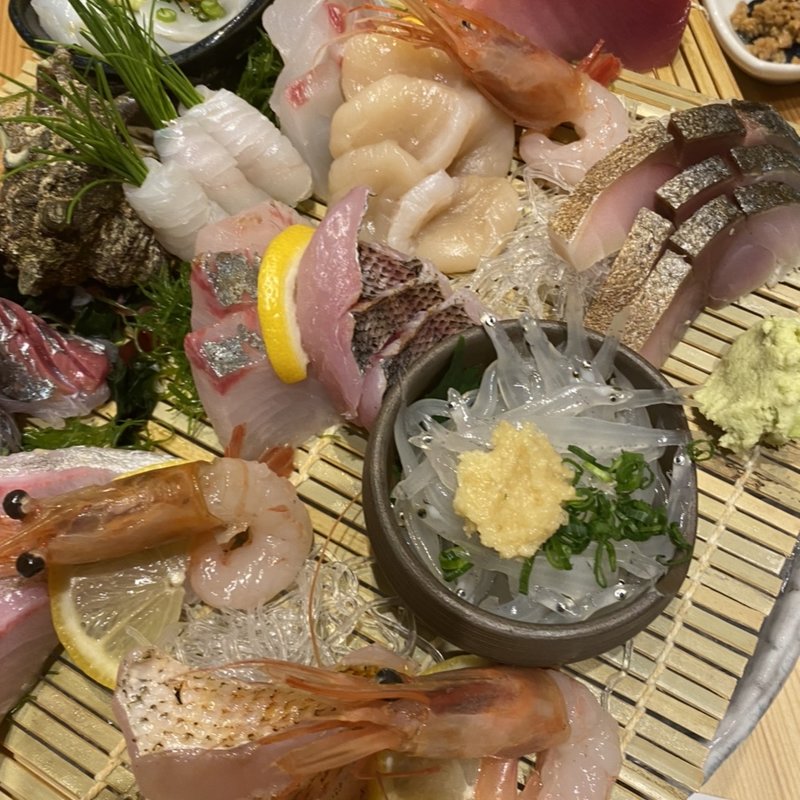 刺し盛り(のへそ )