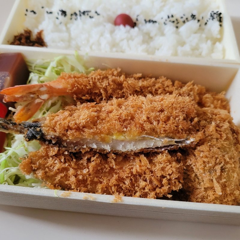 海鮮フライ弁当(鎌倉かつ亭 あら珠総本店)