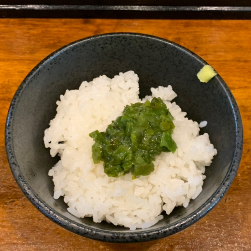 〆のめかぶご飯(麺匠 一丞)
