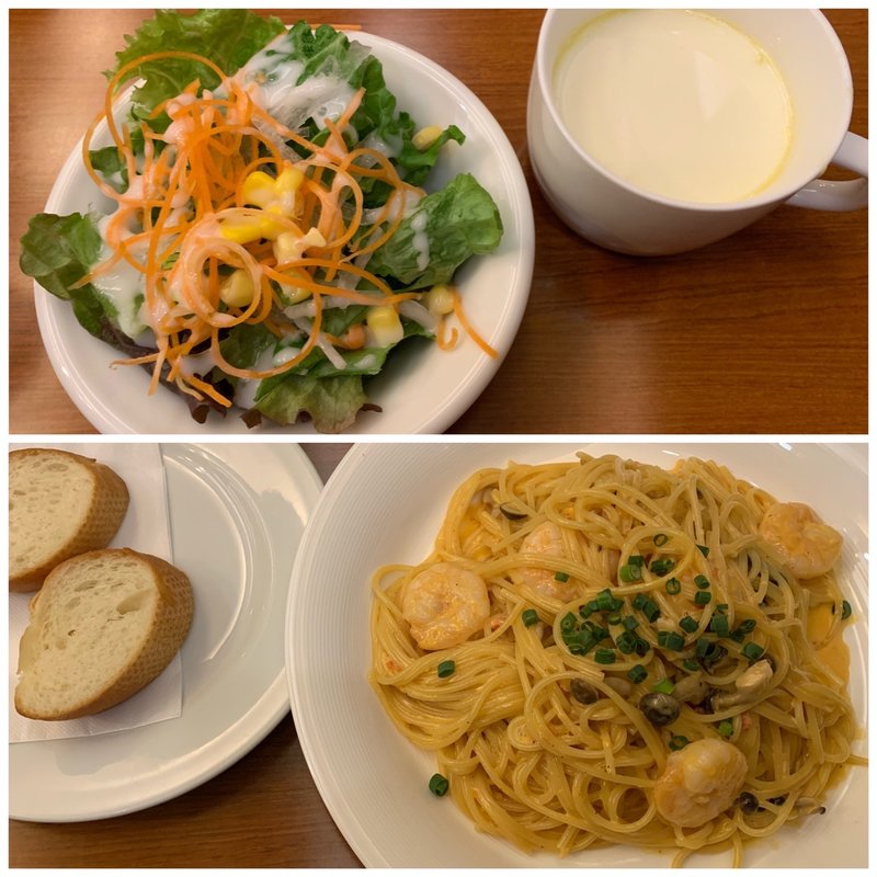 海老みそのクリームパスタ(アサヒスーパードライ 森のパルク )