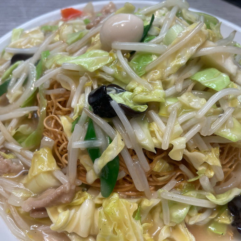 揚げそば(餃子の王将 西中島店 )