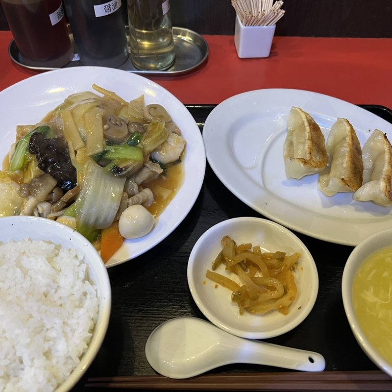 八宝菜定食(餃子の安亭高田馬場店)