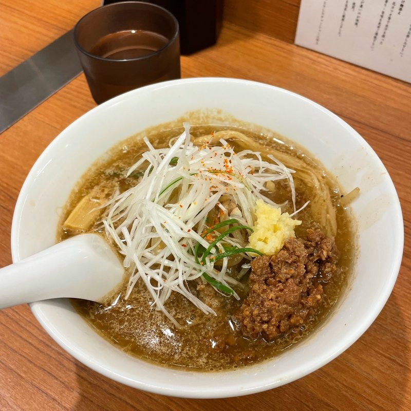 熟成焼き味噌らぁ麺(らぁ麺 時は麺なり)
