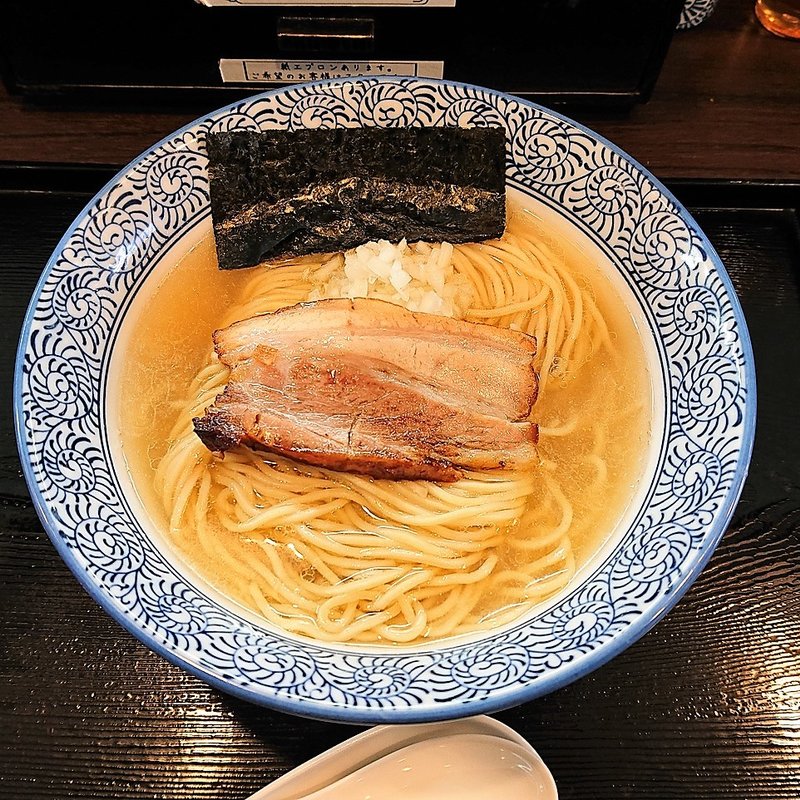 淡麗煮干そば・塩(中華蕎麦 福はら)