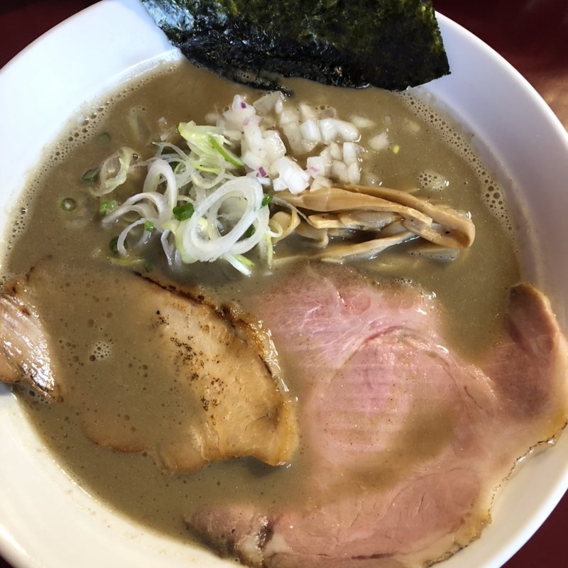 煮干し中華そば上　塩　細縮れ麺(初代麺屋とのさき )