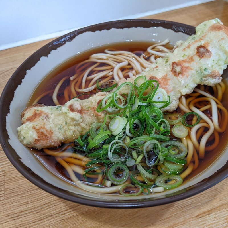 ちくわ天そば(そば うどん 弥生軒 5号店)
