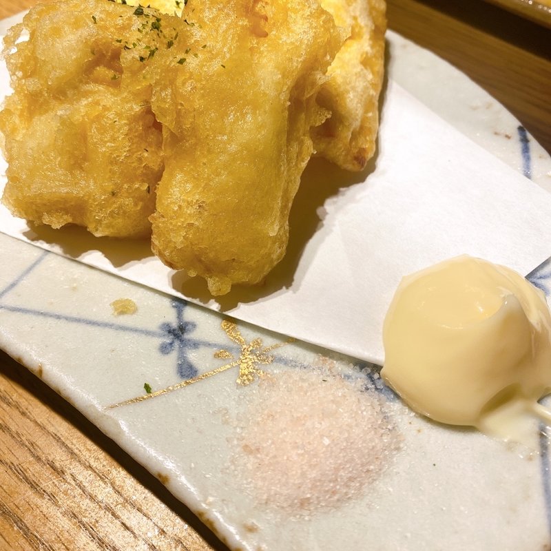 とうもろこしの天麩羅(宝堂 KARASUMA)