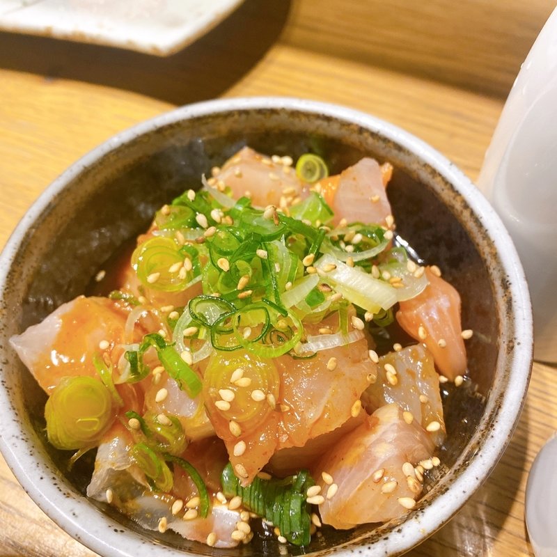 海鮮ユッケ(宝堂 KARASUMA)