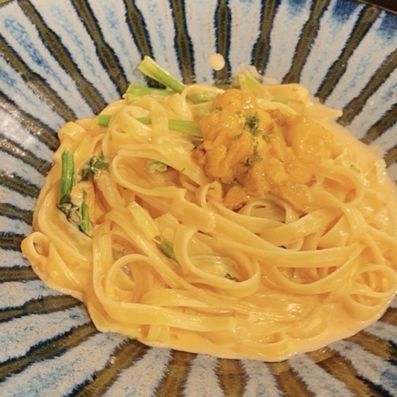 ランチセット（小エビと生ウニのクリームソースパスタ）(ダイニング jin  （【旧店名】ムーランルージュ）)