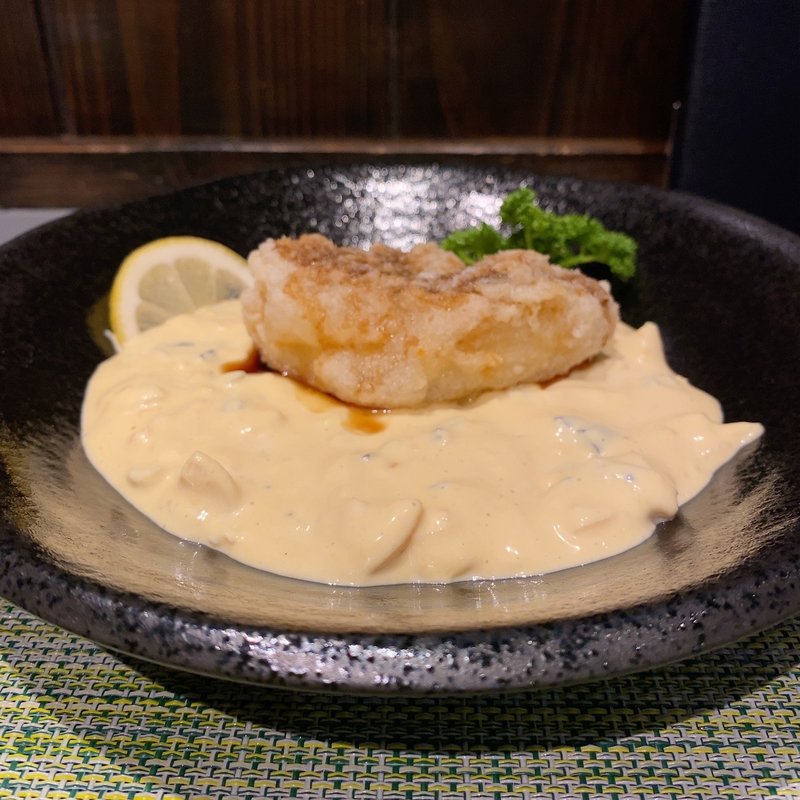 旬の魚の南蛮揚げ(鱈)(たられば家)