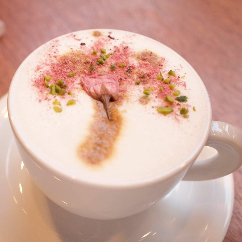 桜のマキャート(堀口珈琲 世田谷本店)