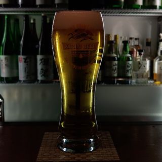 生ビール(地きんめ鯛専門　銀座はなたれ)