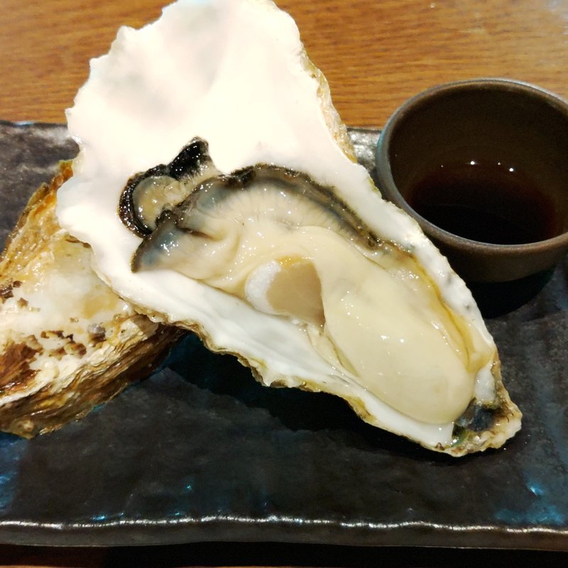 生牡蠣(地きんめ鯛専門　銀座はなたれ)