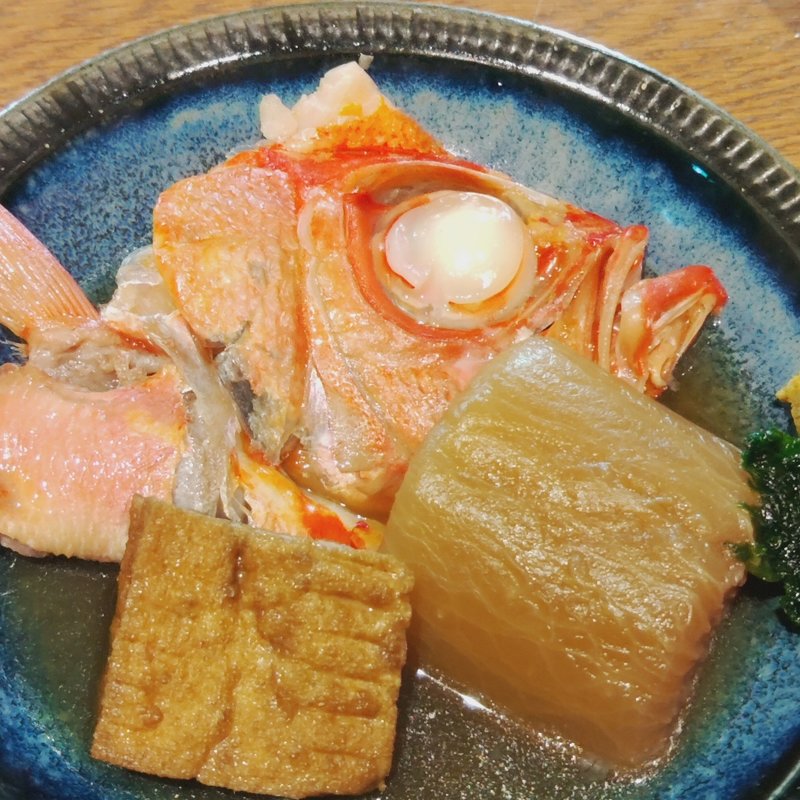 海おでん(地きんめ鯛専門　銀座はなたれ)