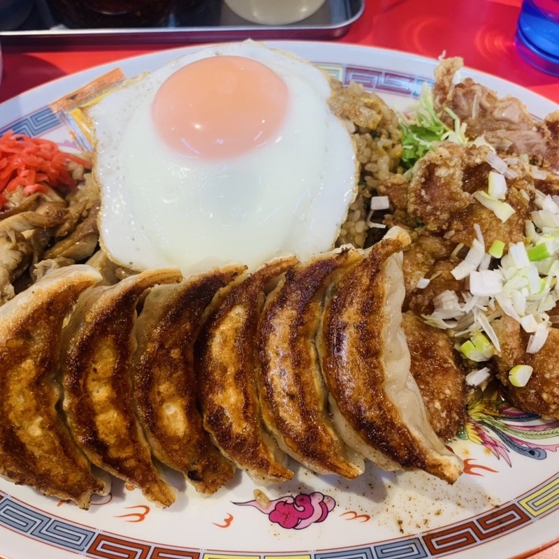 両国横綱定食(大阪王将　両国店)