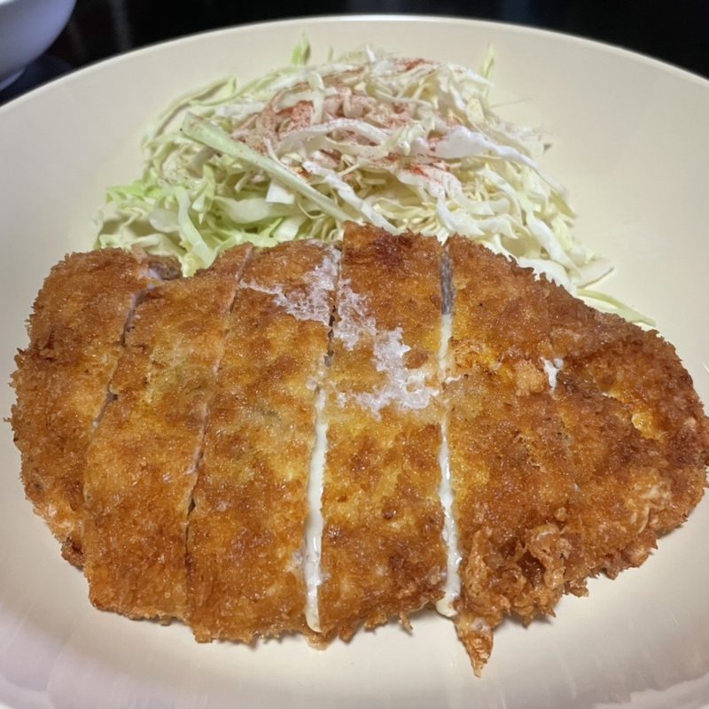 チーズinチキンカツ(自宅)