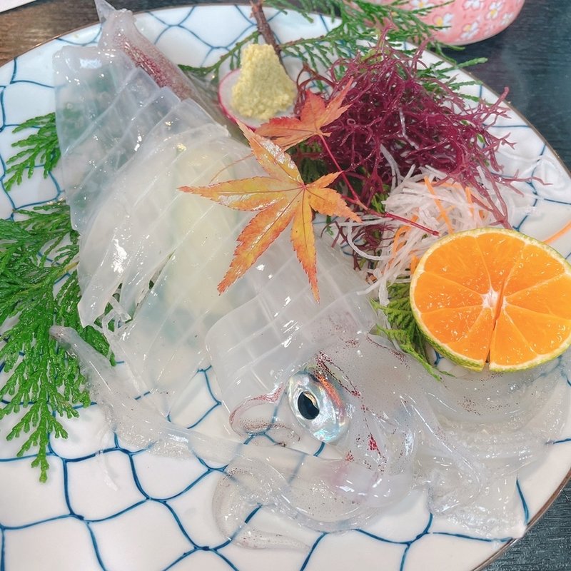 いか活き造りコース(漁火 （いさりび）)