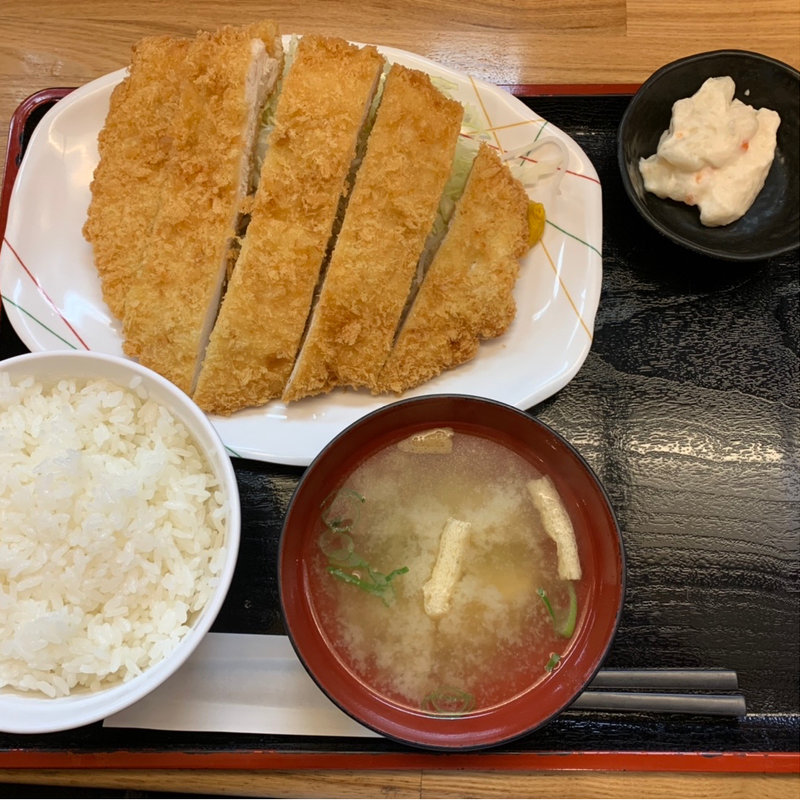 ビッグチキンかつ定食(串鳥 青葉通一番町店)
