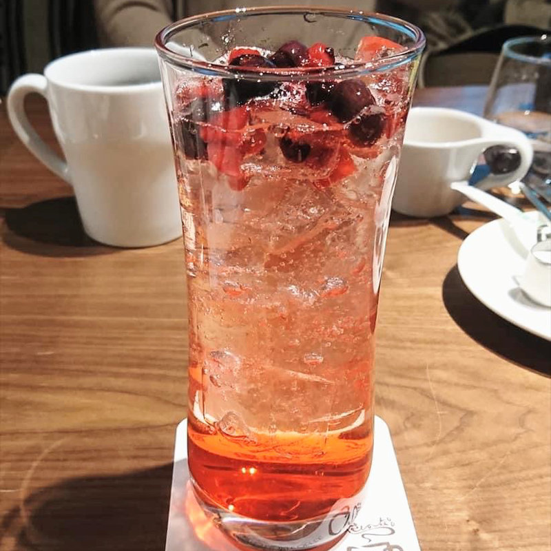 ラズベリーソーダ(むさしの森珈琲　三鷹牟礼店)