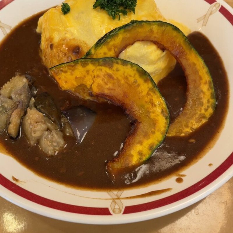 オムカレー(百代茶屋 （ひゃくだいちゃや）)