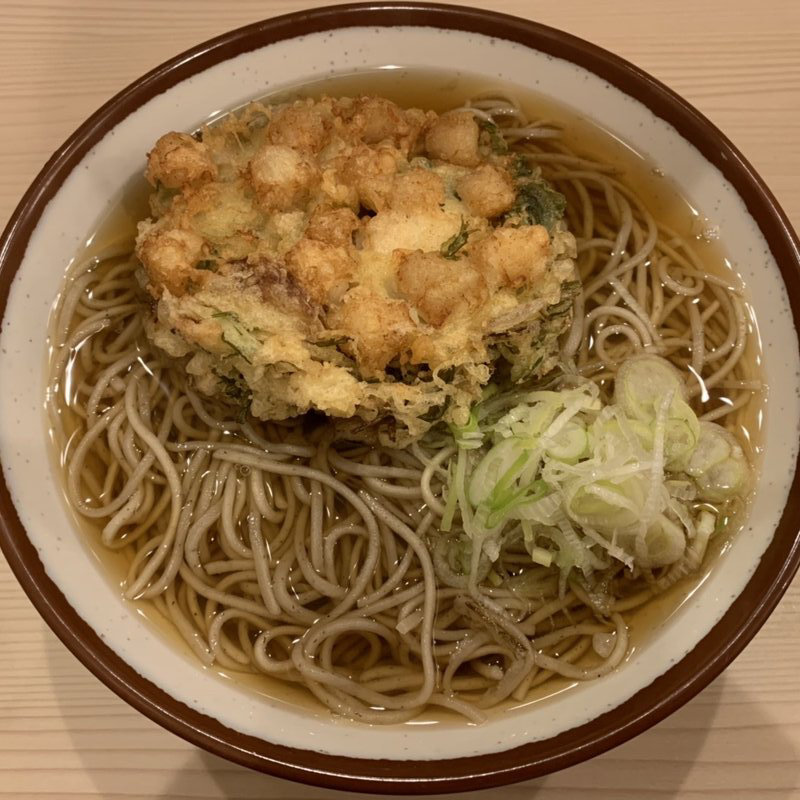 小柱かき揚げそば(そばの神田 東一屋 名掛丁店 （そばのかんだ とういちや）)
