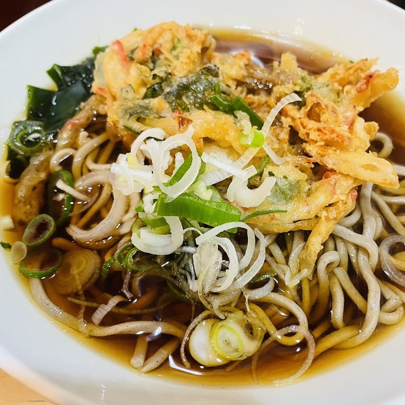 五目天ぷら(六文そば 日暮里一号店)