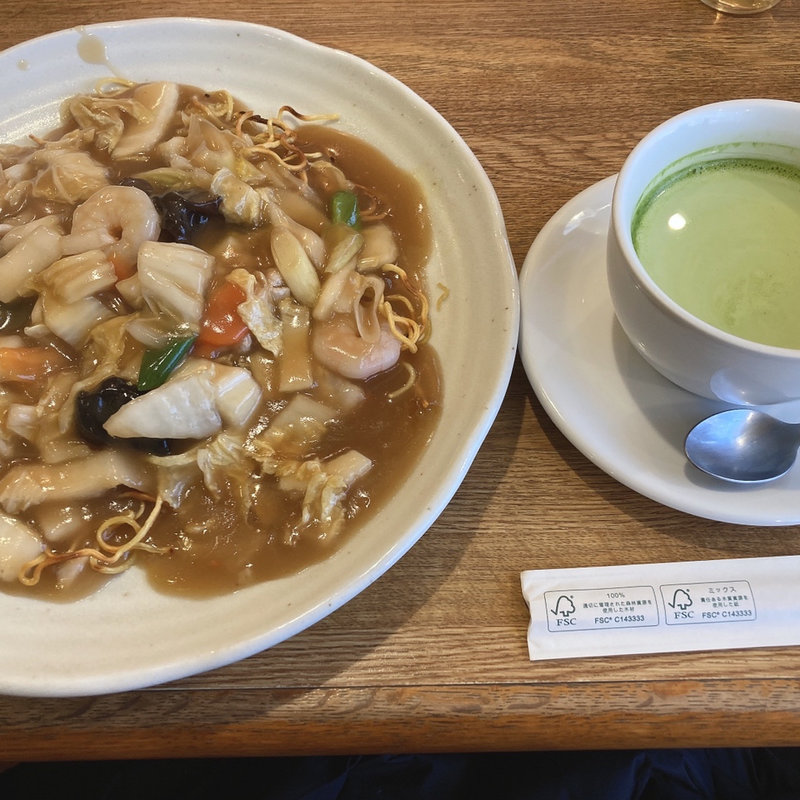 あんかけ焼きそば(Aセット)(モンシェリー)