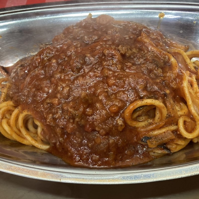 麻辣ナポリタン小盛り(スパゲッティーのパンチョ 秋葉原店)