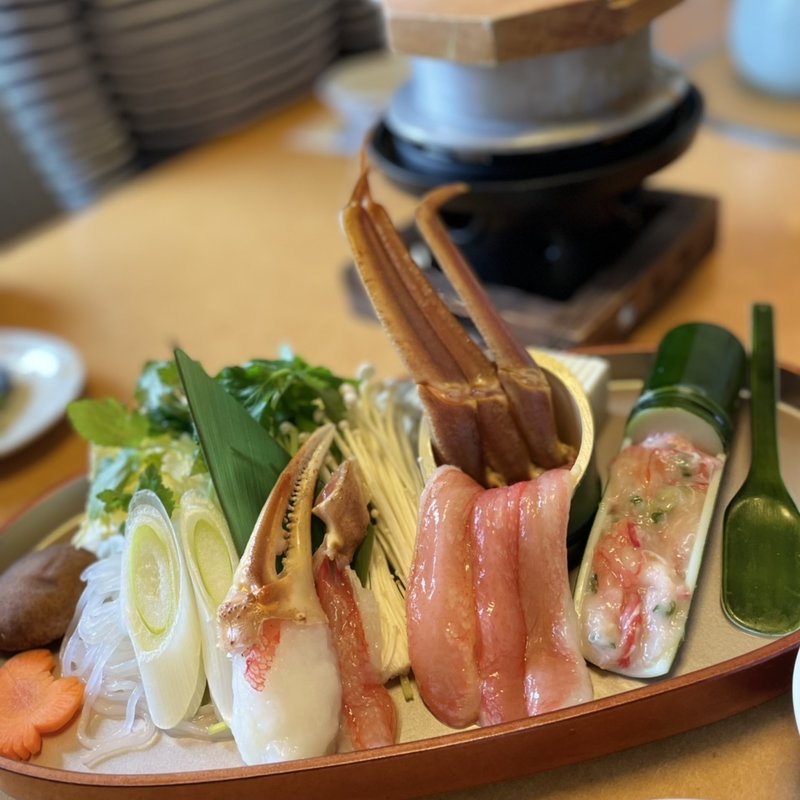 特撰かに会席 かにしゃぶコース　花祭 (かに道楽 道頓堀本店)