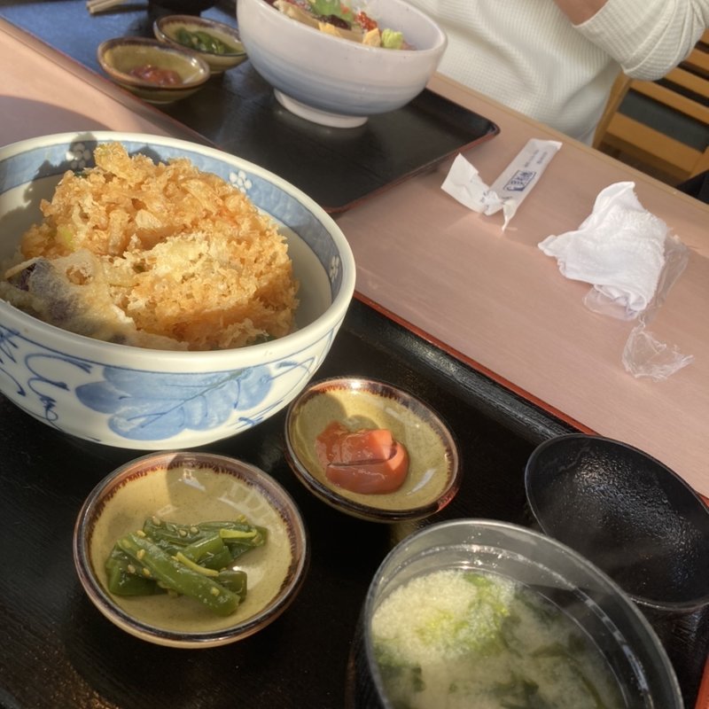 しらすかき揚げ丼(貝作)