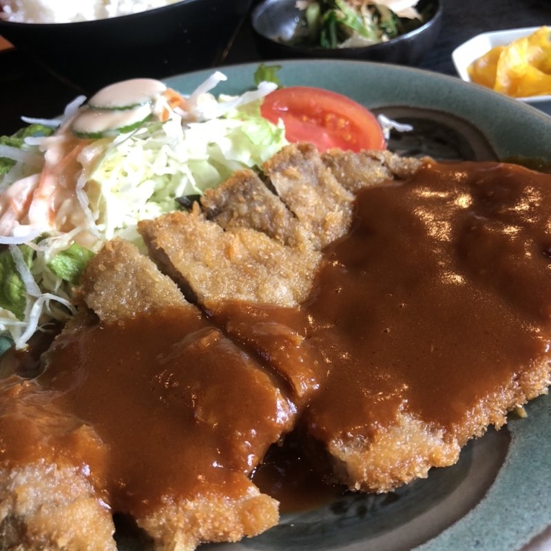 ビフカツランチ(焼肉レストランやまさん阪本深井店)