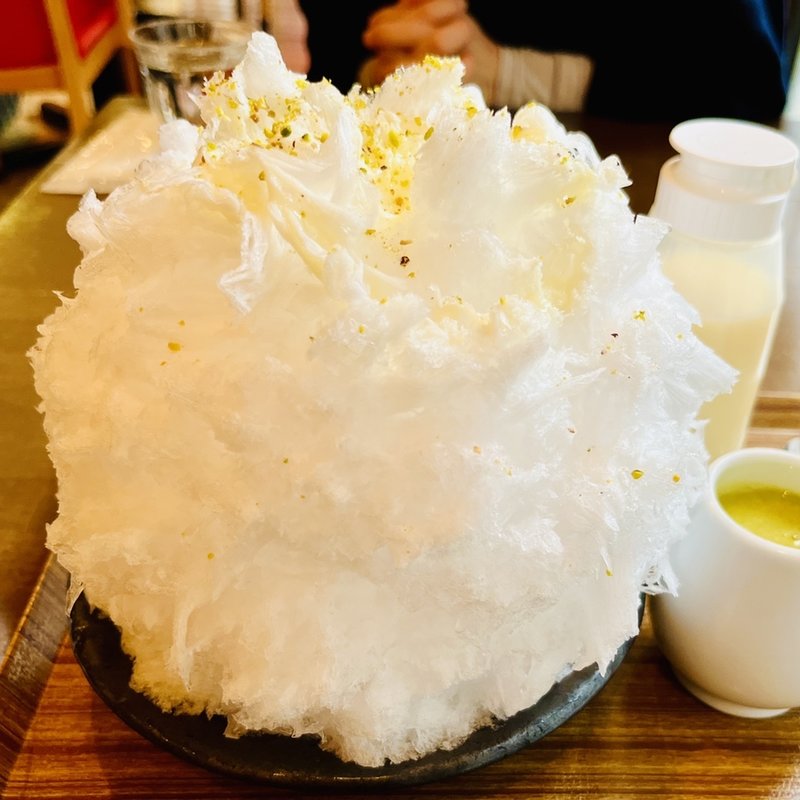 プレミアムかき氷ピスタチオ(Tosca)