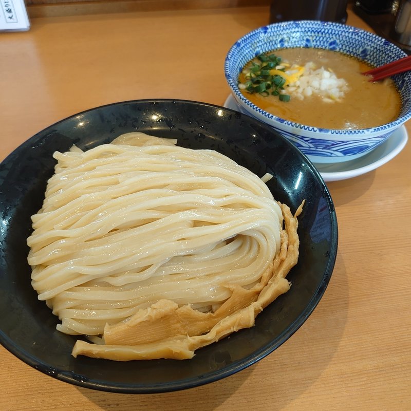 鶏白湯つけめん(醤油)＋特盛(麺堂 稲葉)