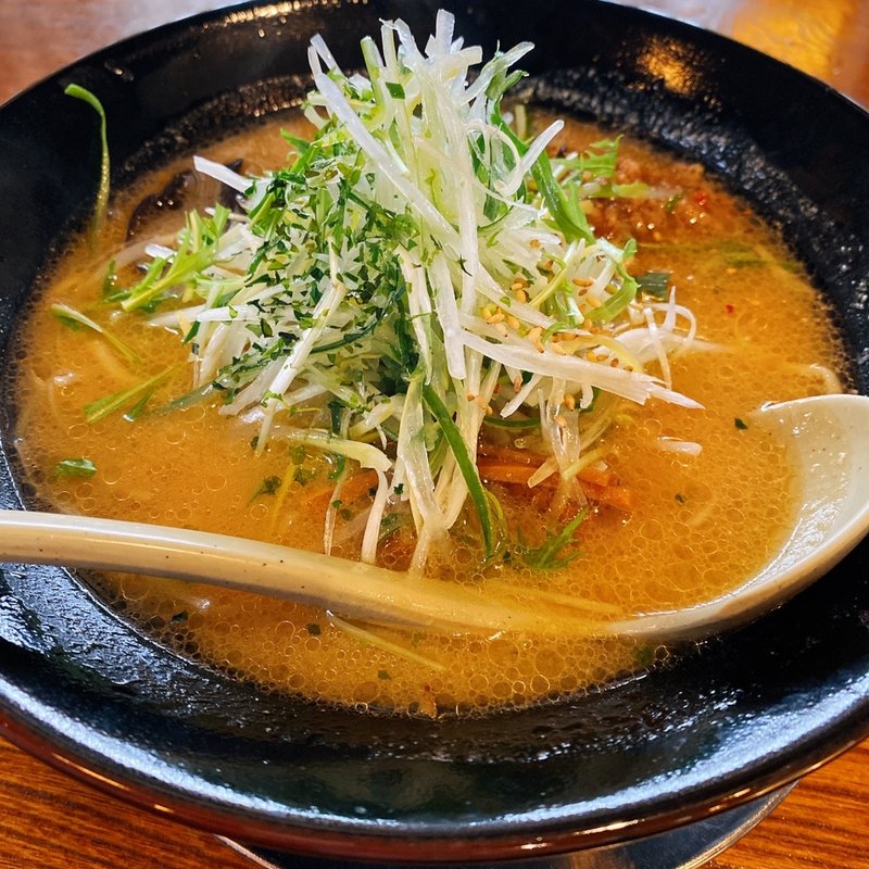鶏ごぼうラーメン 味噌味(麺屋 花蔵 （かぐら）)
