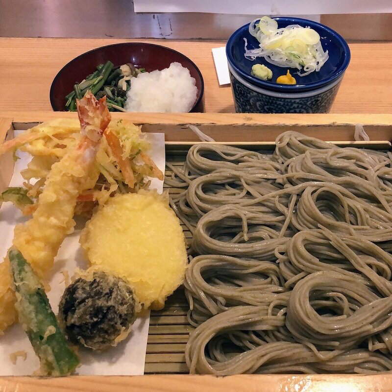 小嶋屋総本店 極み天ぷらへぎそば(難波高島屋 味百選 イートイン)
