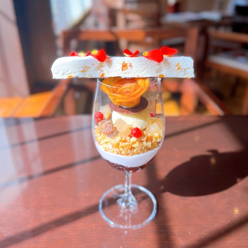 林檎のパフェ(ベルアメール 京都別邸 )