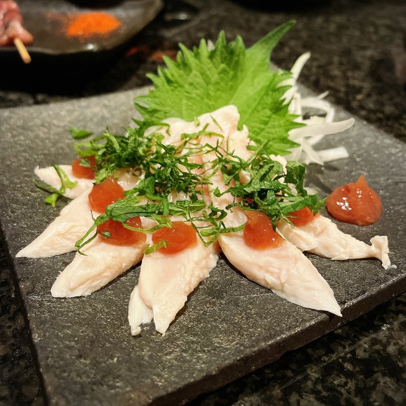 ささみ梅肉ソース和え(ももたろう 中目黒店 )