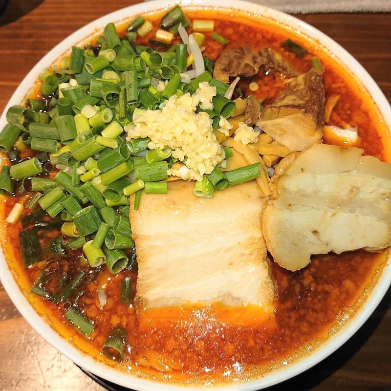 辛にんにく背脂しょうゆラーメン(スタミナススム)