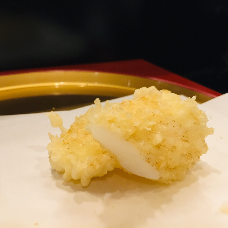 煽りイカの天麩羅(天麩羅からり)