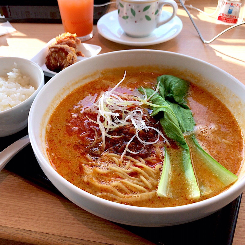 胡麻香る四川風担々麺セット(デニーズ 上用賀店 )