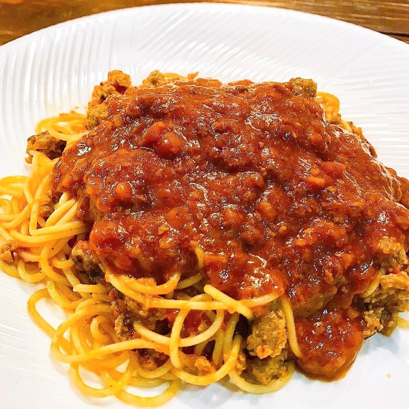 ミートソーススパゲティ(バーボン)