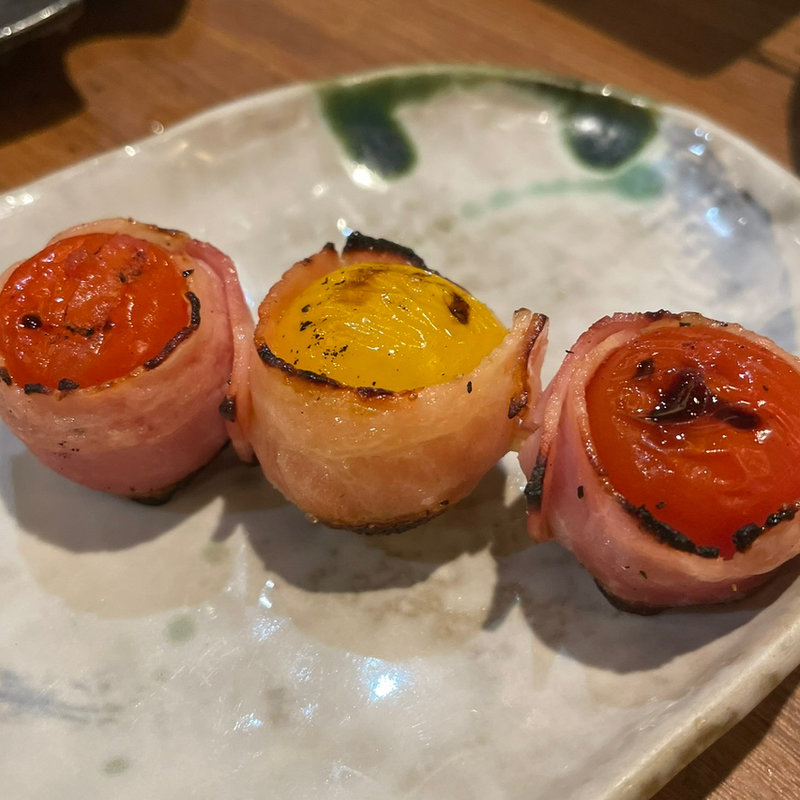 トマトベーコン巻き(酒席まつした)