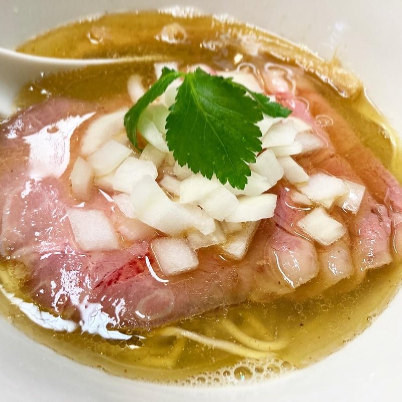 味玉焼豚塩煮干蕎麦(神保町 黒須)